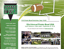 Tablet Screenshot of potatobowl.org